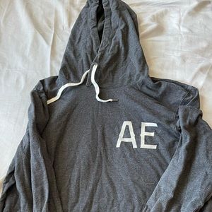American Eagle Hoodie- Gray Size L